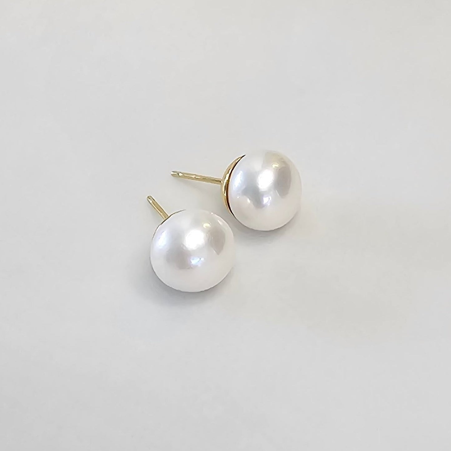 Bold Pearl Stud Earrings